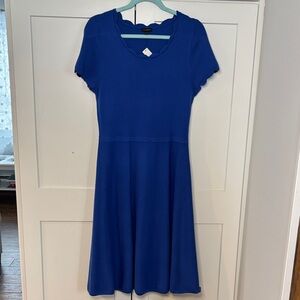 Talbots Women's Casual Dress in Royal Blue